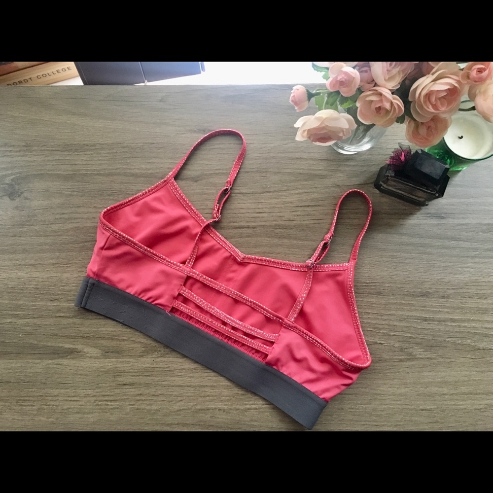 Sports Bra with Strappy Back Detail